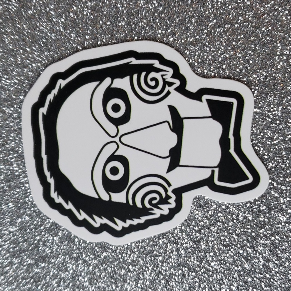 HORROR MOVIE waterproof sticker Saw Jigsaw